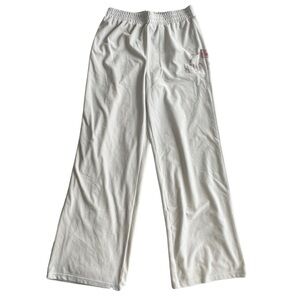 Hello Kitty Large Velour Sweatpant Forever 21 White Limited Edition Straight Leg